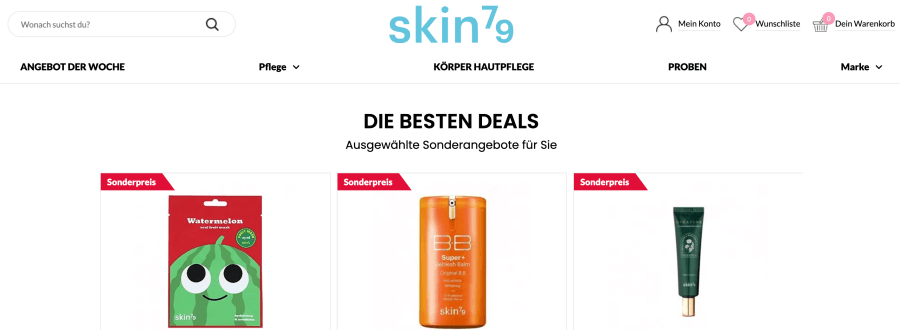 Skin79 Online shop